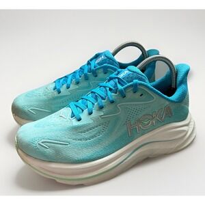 Hoka One One Clifton 10 Women's Size 7D Skyward Blue Athletic Running Shoes